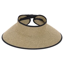 Liz Claiborne Trimmed Roll-Up Womens Visor
