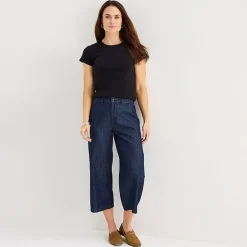 Liz Claiborne Womens Crew Neck Short Sleeve T-Shirt