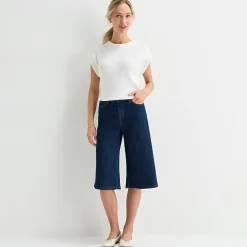 Liz Claiborne Womens Crew Neck Short Sleeve Pullover Sweater
