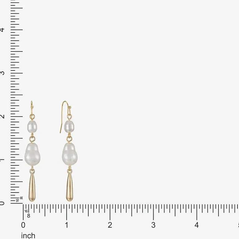 Liz Claiborne Womens Drop Earrings