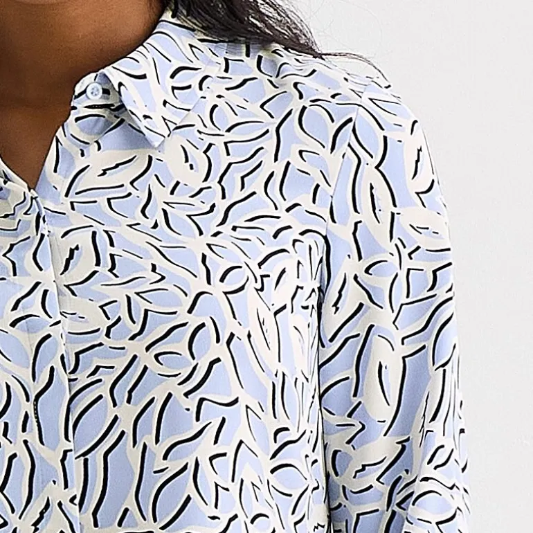 Liz Claiborne Womens Fitted Long Sleeve Regular Fit Button-Down Shirt