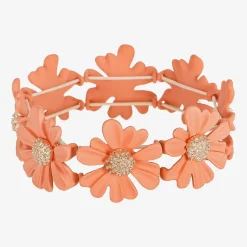 Liz Claiborne Womens Flower Stretch Bracelet