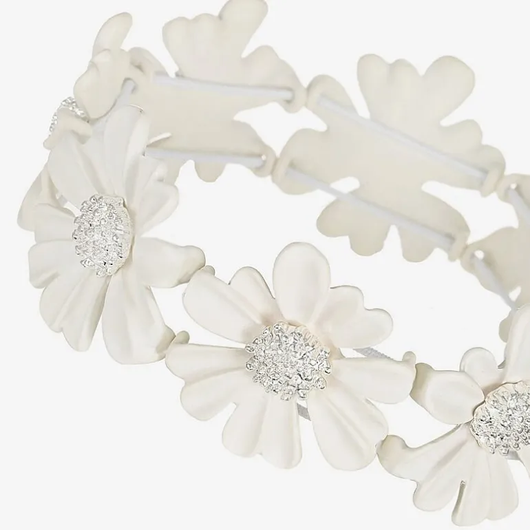 Liz Claiborne Womens Flower Stretch Bracelet