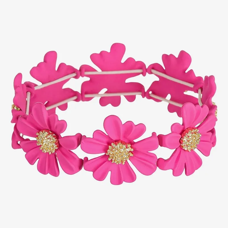 Liz Claiborne Womens Flower Stretch Bracelet
