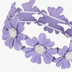 Liz Claiborne Womens Flower Stretch Bracelet