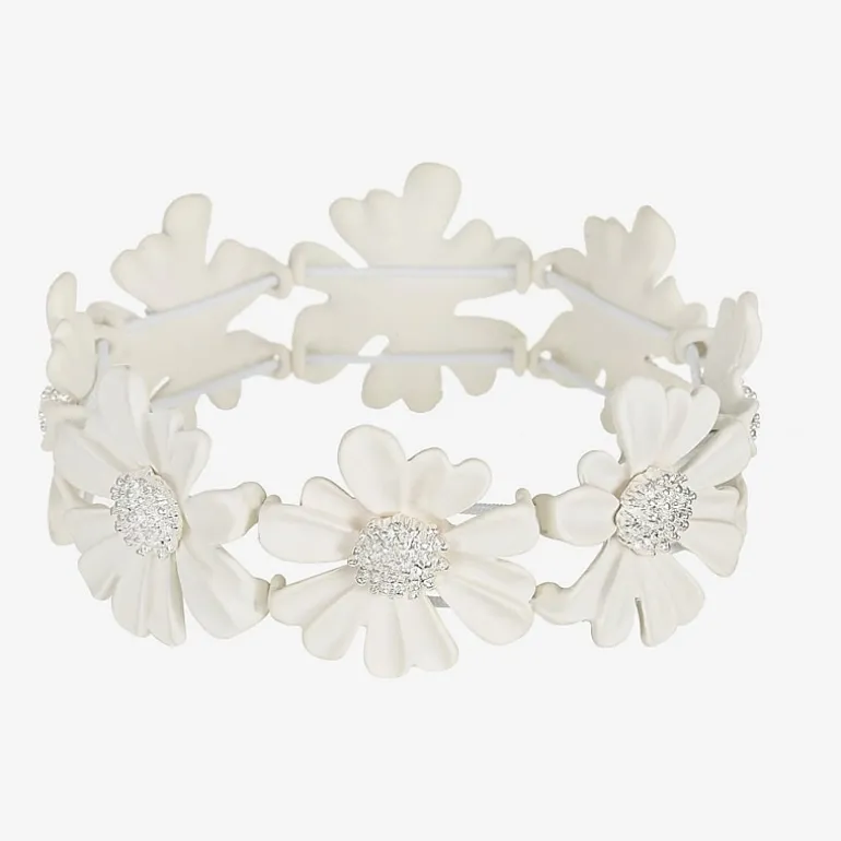 Liz Claiborne Womens Flower Stretch Bracelet