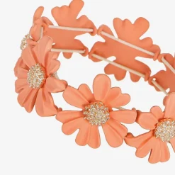 Liz Claiborne Womens Flower Stretch Bracelet