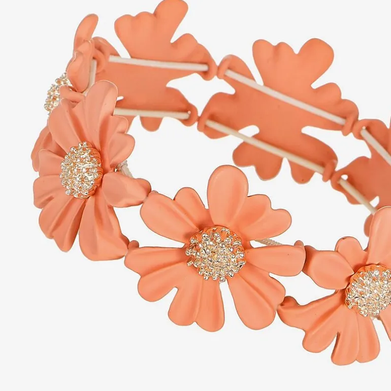 Liz Claiborne Womens Flower Stretch Bracelet