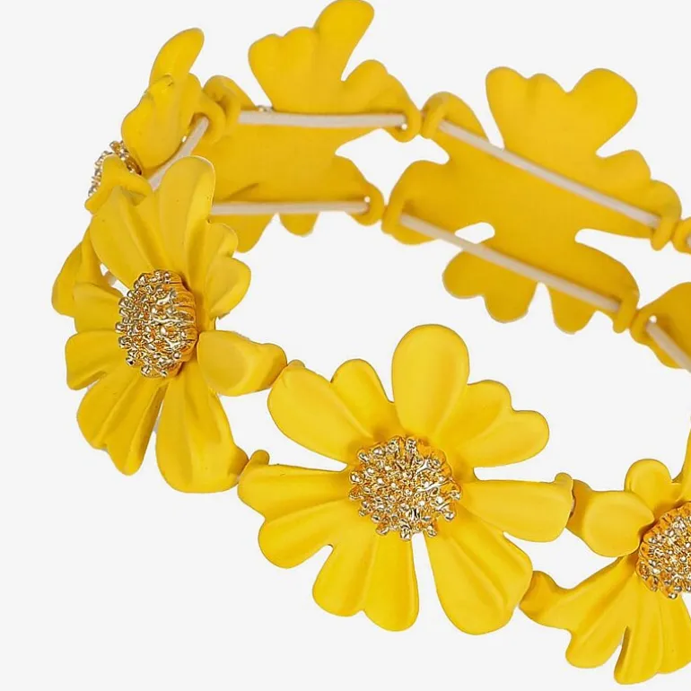 Liz Claiborne Womens Flower Stretch Bracelet
