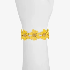 Liz Claiborne Womens Flower Stretch Bracelet