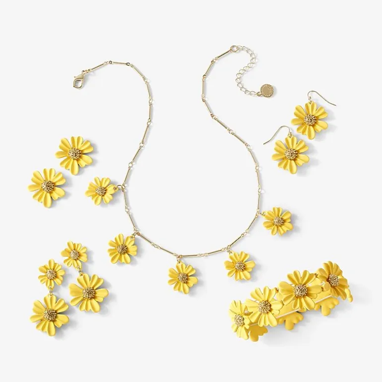 Liz Claiborne Womens Flower Stretch Bracelet