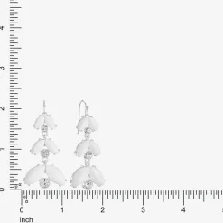 Liz Claiborne Womens Glass Drop Earrings