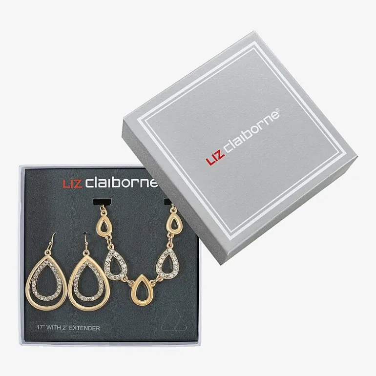 Liz Claiborne Womens Glass 2-pc. Jewelry Set