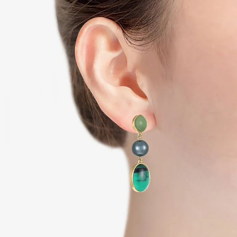 Liz Claiborne Womens Hypoallergenic Drop Earrings