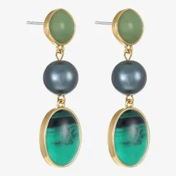 Liz Claiborne Womens Hypoallergenic Drop Earrings
