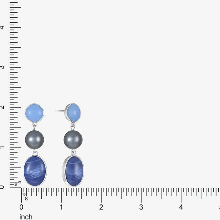 Liz Claiborne Womens Hypoallergenic Drop Earrings