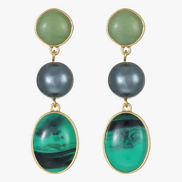Liz Claiborne Womens Hypoallergenic Drop Earrings