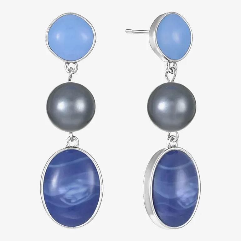 Liz Claiborne Womens Hypoallergenic Drop Earrings