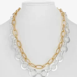 Liz Claiborne Womens 17 Inch Collar Necklace