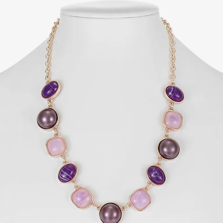 Liz Claiborne Womens 17 Inch Collar Necklace