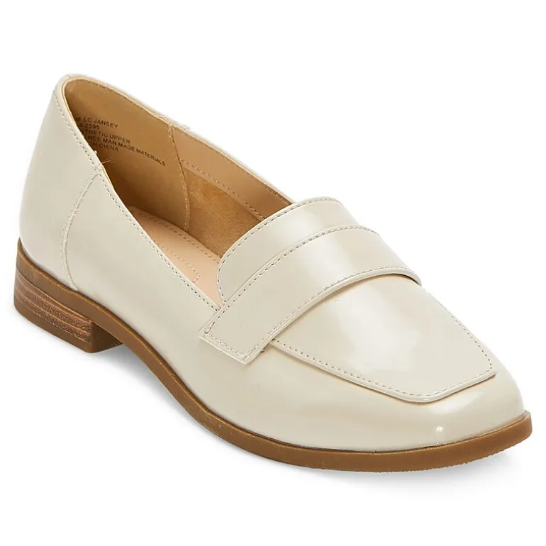 Liz Claiborne Womens Jansey Square Toe Loafers