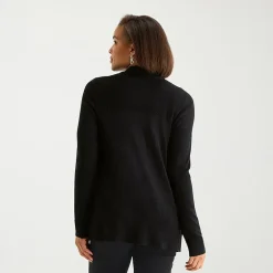 Liz Claiborne Womens Long Sleeve Layered Sweater