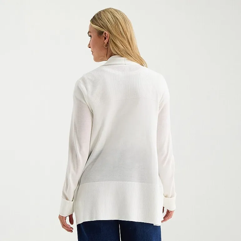 Liz Claiborne Womens Long Sleeve Layered Sweater