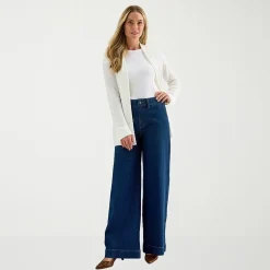 Liz Claiborne Womens Long Sleeve Layered Sweater