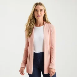 Liz Claiborne Womens Long Sleeve Layered Sweater Tall