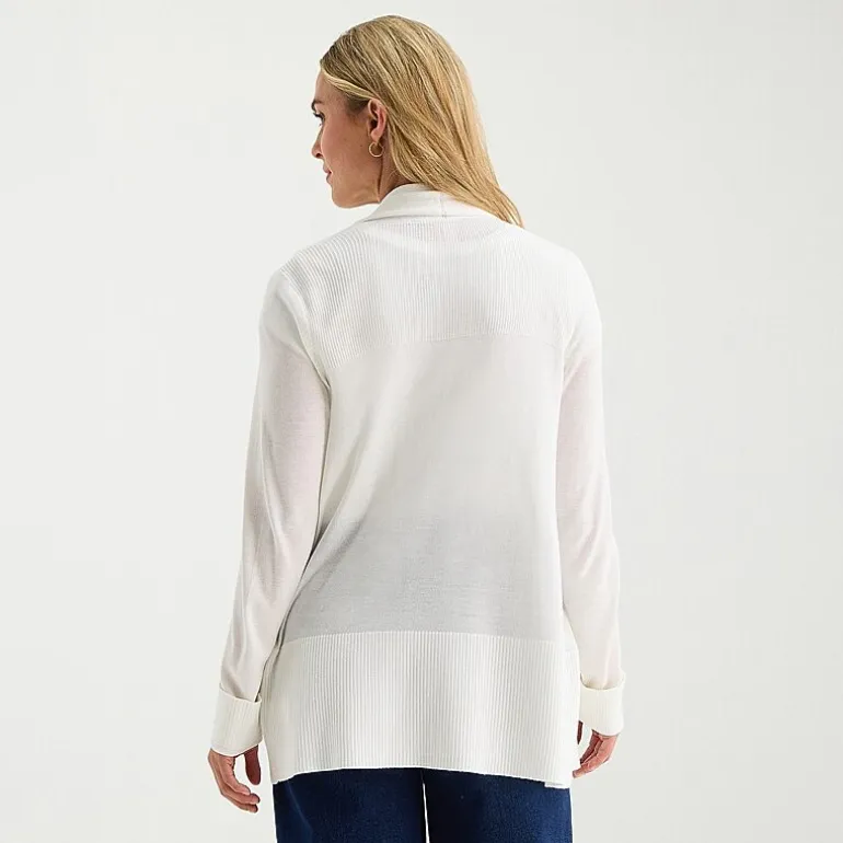 Liz Claiborne Womens Long Sleeve Layered Sweater Tall