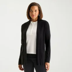 Liz Claiborne Womens Long Sleeve Layered Sweater