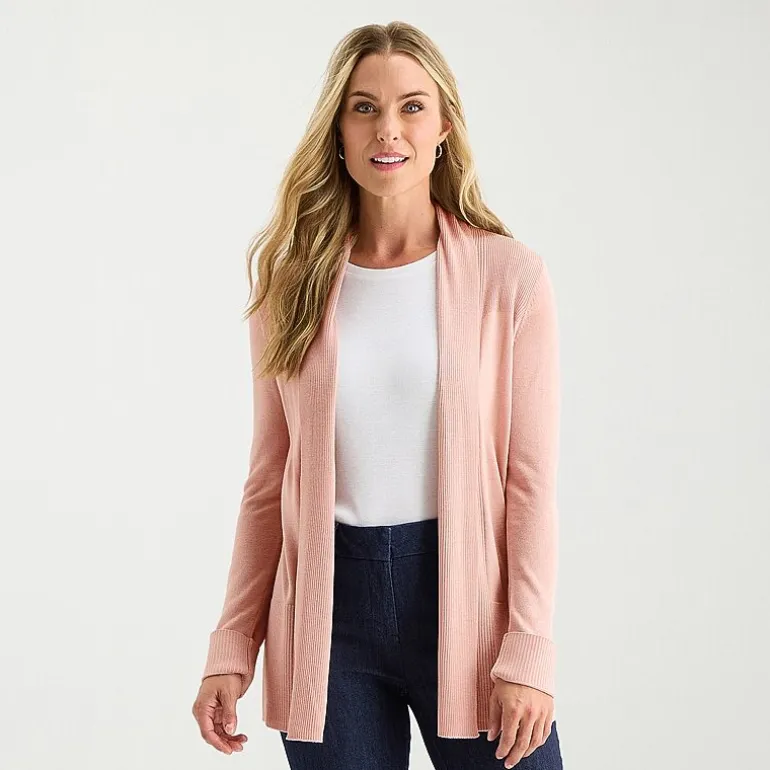 Liz Claiborne Womens Long Sleeve Layered Sweater