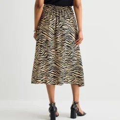 Liz Claiborne Womens Midi A-Line Skirt