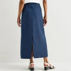 Liz Claiborne Womens Mid Rise Maxi Skirt