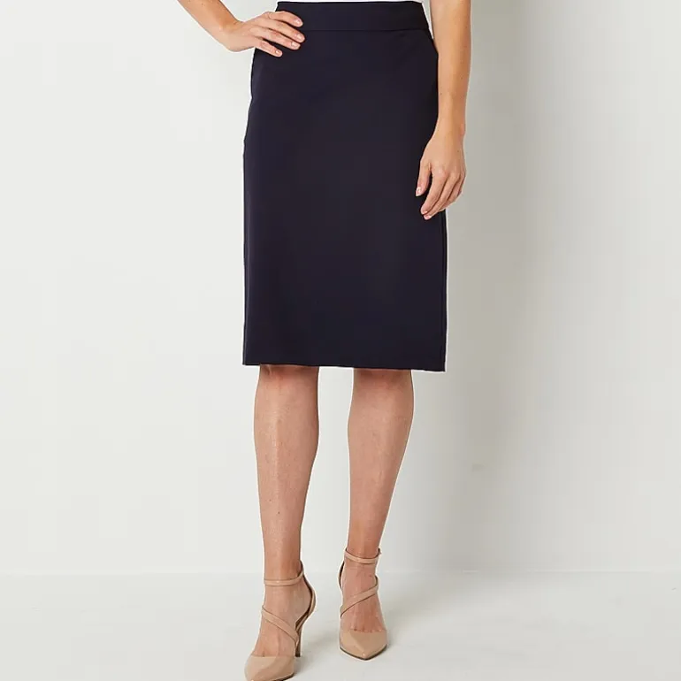 Liz Claiborne Womens Mid Rise Pencil Skirt
