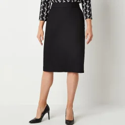 Liz Claiborne Womens Mid Rise Pencil Skirt