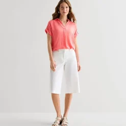 Liz Claiborne Womens Short Sleeve Blouse