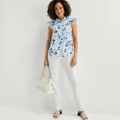 Liz Claiborne Womens Sleeveless Blouse