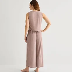 Liz Claiborne Womens Sleeveless 2-pc. Pajama Set