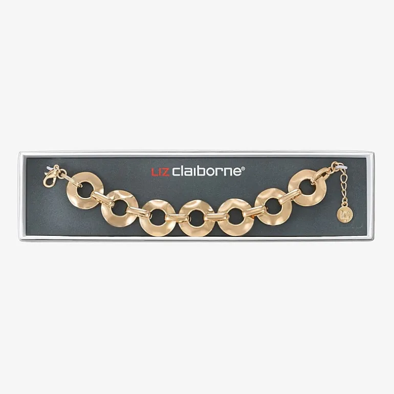 Liz Claiborne Womens Solid Link Bracelet
