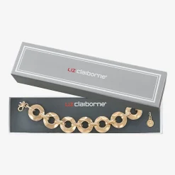 Liz Claiborne Womens Solid Link Bracelet