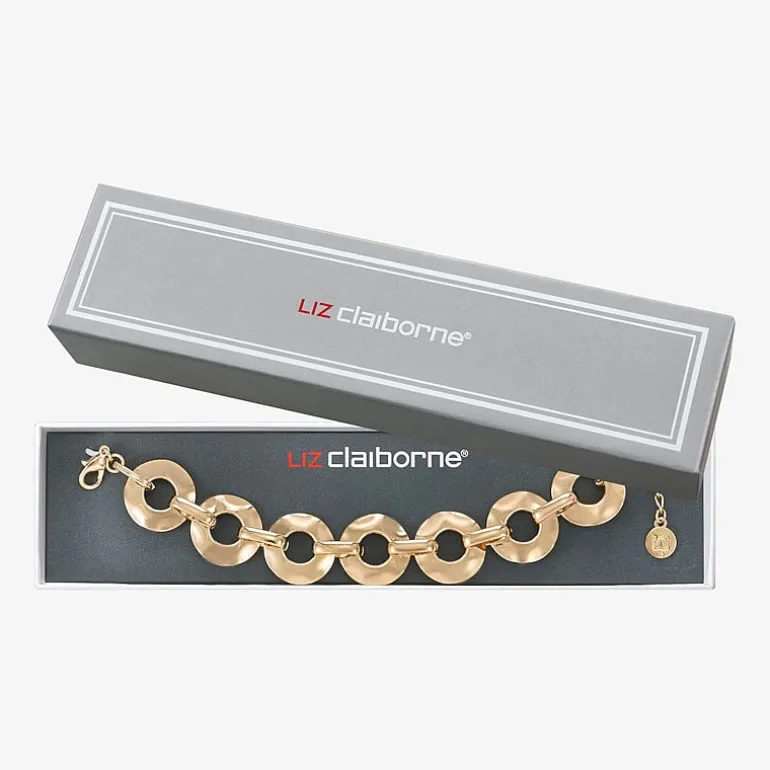 Liz Claiborne Womens Solid Link Bracelet