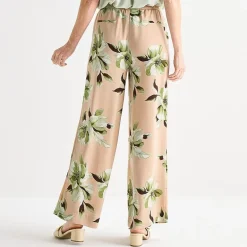 Liz Claiborne Womens Straight Mid Rise Pull-On Pant