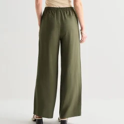 Liz Claiborne Womens Straight Mid Rise Pull-On Pant