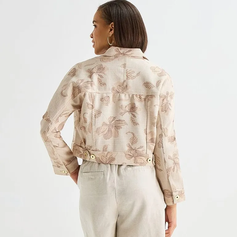 Liz Claiborne Womens Tall Lightweight Cropped Jacket