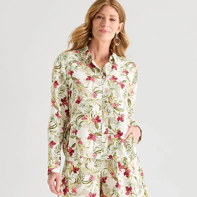 Liz Claiborne Womens Tall Long Sleeve Blouse
