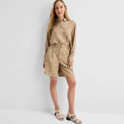 Liz Claiborne Womens Tall Long Sleeve Blouse
