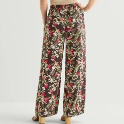 Liz Claiborne Womens Tall Wide Leg Pull-On Pant