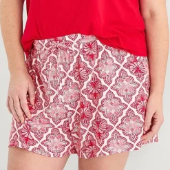 Liz Claiborne Womens V-Neck Sleeveless 2-pc. Plus Tank Top Pajama Set
