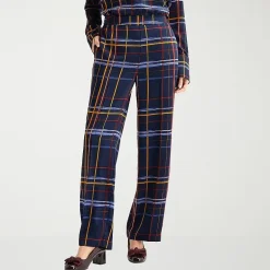 Liz Claiborne Womens Wide Leg Mid Rise Pull-On Pant